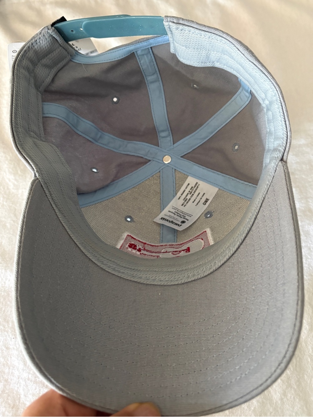 SOLD Patagonia Live Simply Guitar Roger That Hat Gray Organic Cotton 6 Panel NWT - Picture 4 of 8